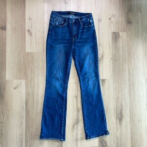 Women’s Judy Blue KINSTON HIGH RISE SLIT HEM BOOT CUT size 11 / 30